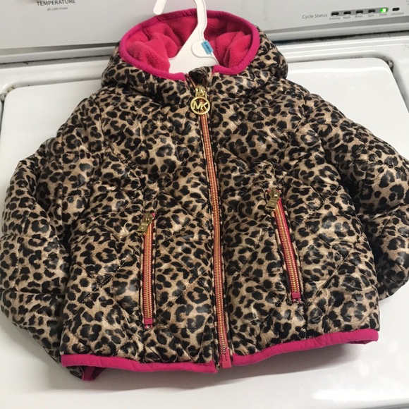Michael Kors 2t Toddlers Leopard Jacket 
